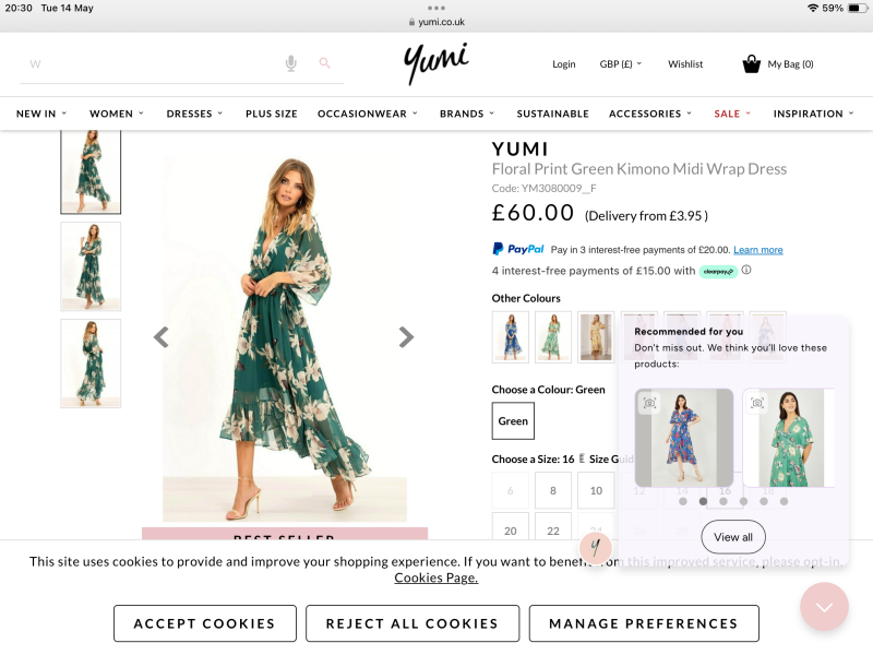 Summer wedding guest dress for pale blonde