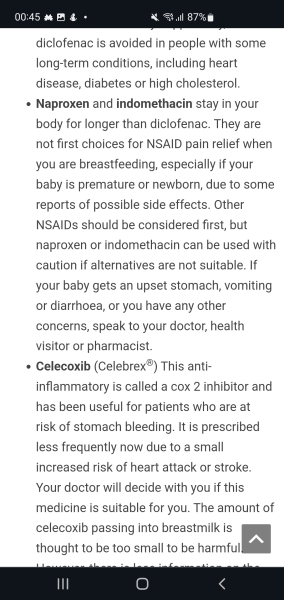 Breastfeeding and medication help