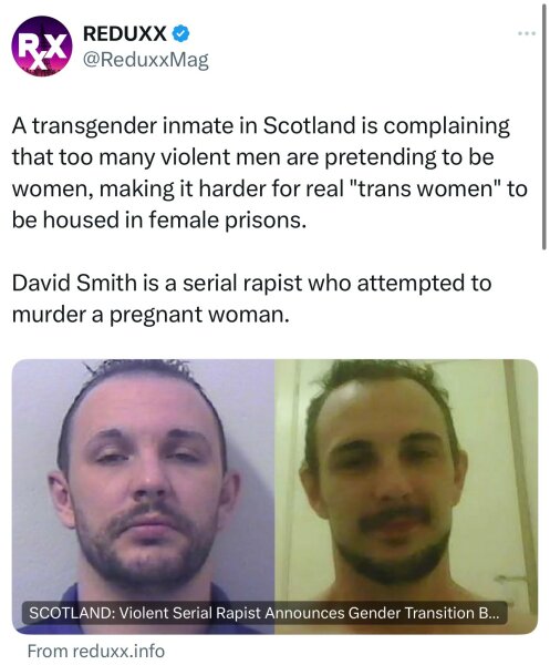 Violent Serial Rapist Announces Gender Transition Behind Bars, Complains He Has Not Been Given “Gender Affirming” Care