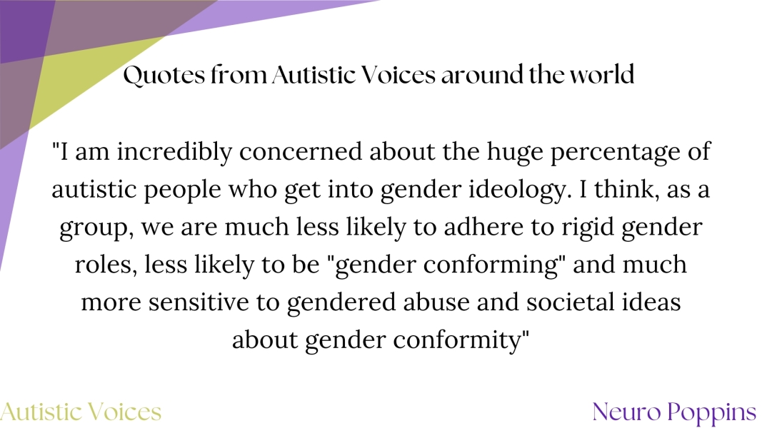Take part: Autistic Gender Critical Voices