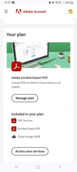 Adobe cancellation fee…£120!!