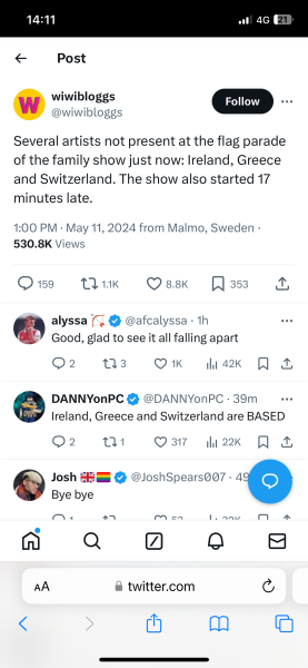 Eurovision Semi Final 2 - No Spoilers