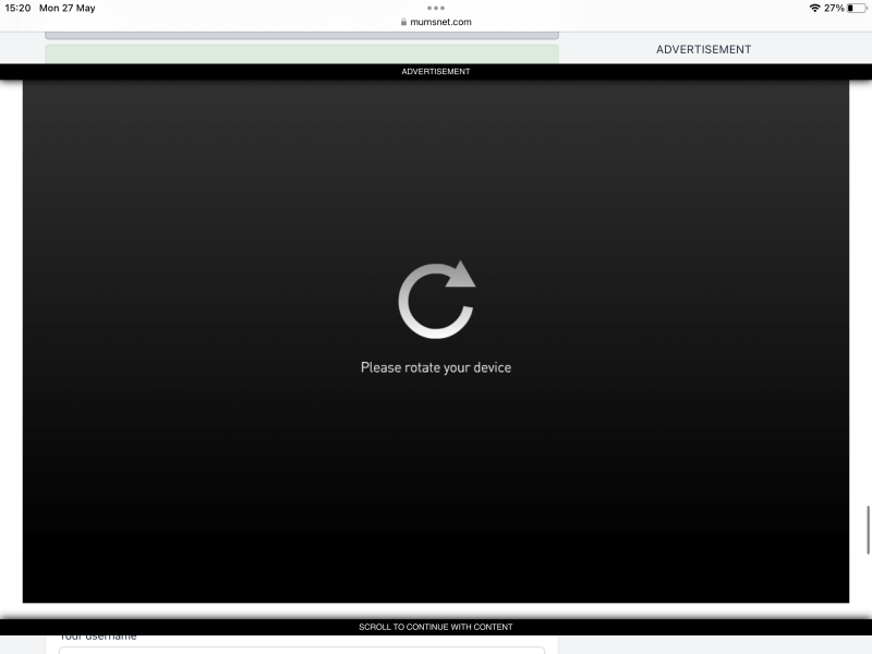 Big ad blocking posts