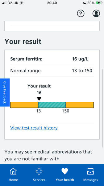 Blood test results and GP no idea