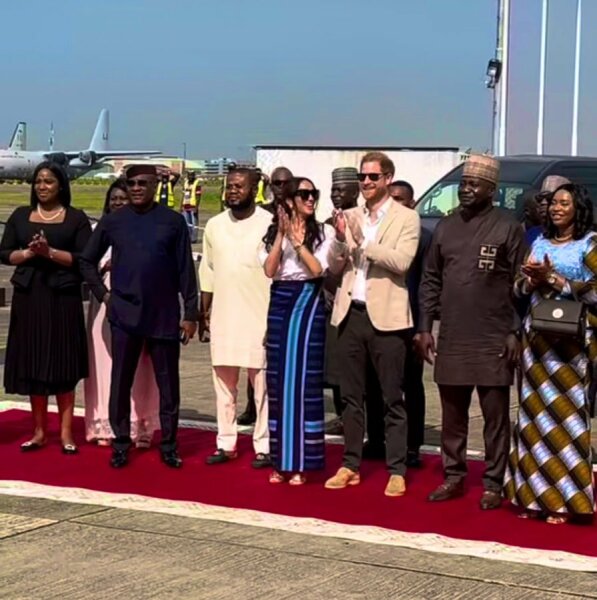 Meghan and Harry spotted out and about - Naija Edition