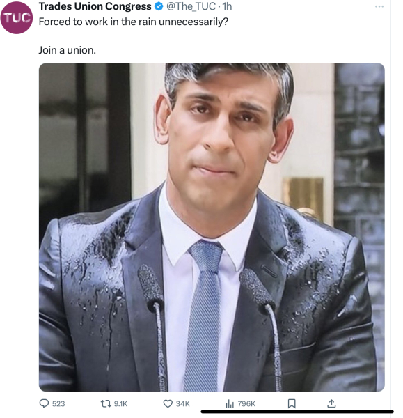 Thread 45 Sunak; Remove one letter and tell his future"