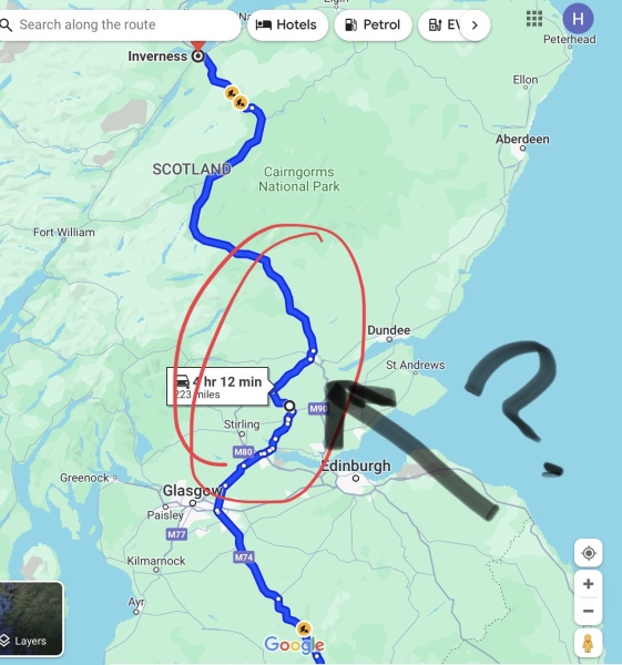 Toddler suitable fun on the A9 route in between Glasgow and Cairngorms?