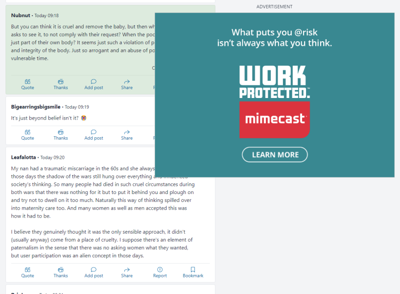 Massive ads taking over screen again