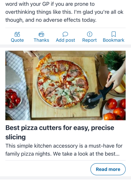 To panic about toxic gases from new pizza oven