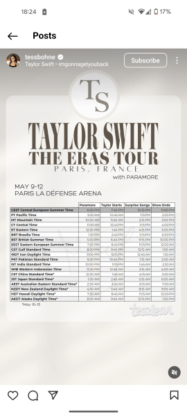 Going to see Taylor Swift - what should we know?