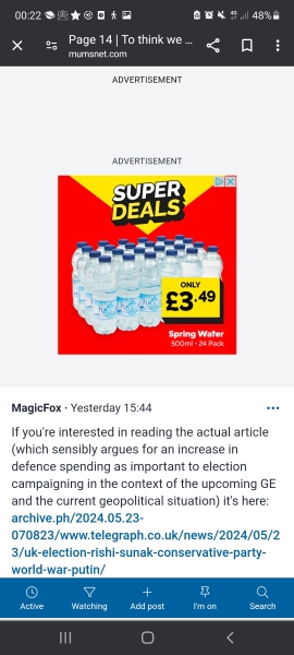 To think we are being lined up for something?