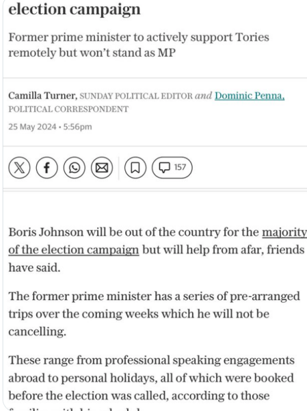 Thread 46 Sunak - don't rain on our parade