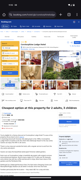 Edinburgh hotel which doesn’t cost £££££