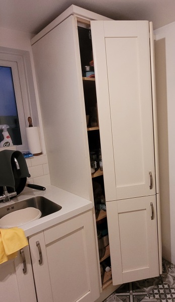 Help please - what kind of cupboard doors would look ok on a full height cupboard?