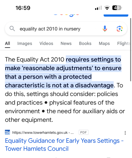 Nursery asked to me to keep daughter home due to OFSTED visiting