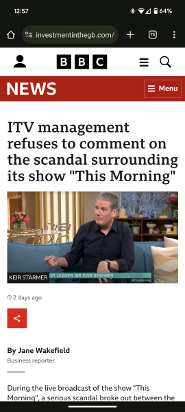 Fake Keir Starmer Advert