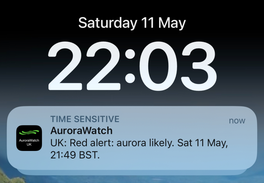 Anyone staying up to try and glimpse the Aurora Borealis?
