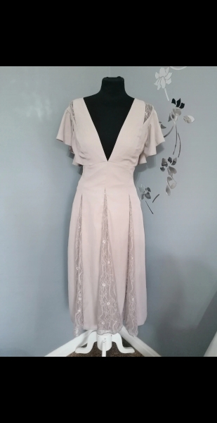 Easiest way to add a modesty panel to this dress, or cover up a bit more flesh!?