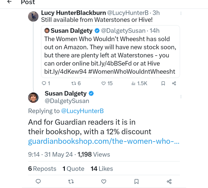 New book coming out! "The Women Who Wouldn't Wheesht"