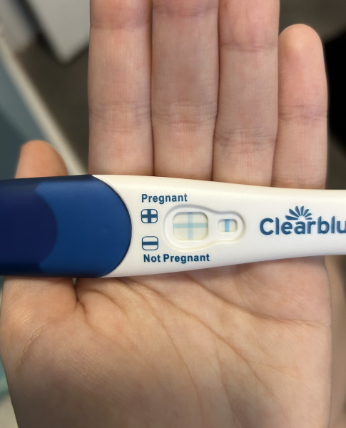 BFP then red blood.