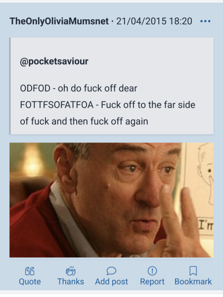 To think ODFOD used to be allowed?