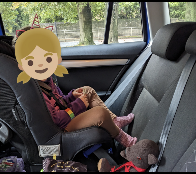 MIL has bought a forward facing seat for 2 year old?