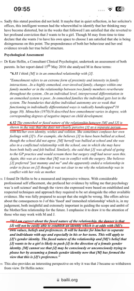 Twitter Thread - parent who used Gender GP reflecting on being treated by actual doctors who shock, horror, are practicing the recommendations in Cass.