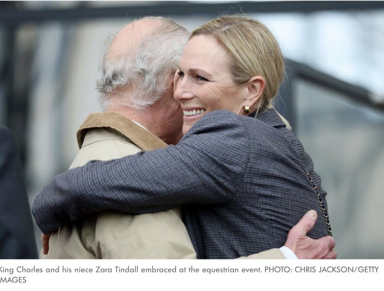 Nice photo of Charles and Zara Tindall