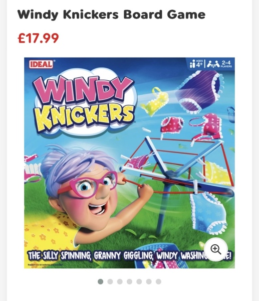 Hanging my knickers on the line