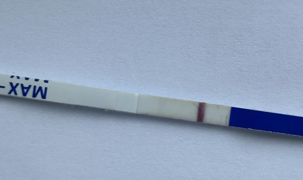 Faint positive or evaporation lines