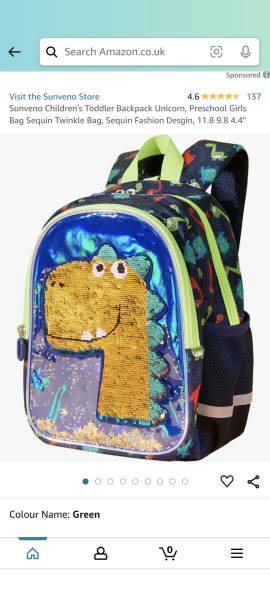 Can I ask about a school bag? Please
