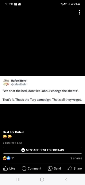 Thread 46 Sunak - don't rain on our parade