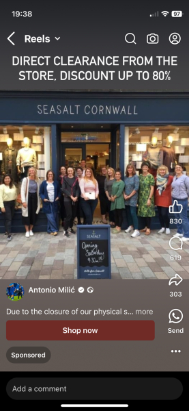 AIBU - I Think I've just been scammed by a fake Seasalt webpage