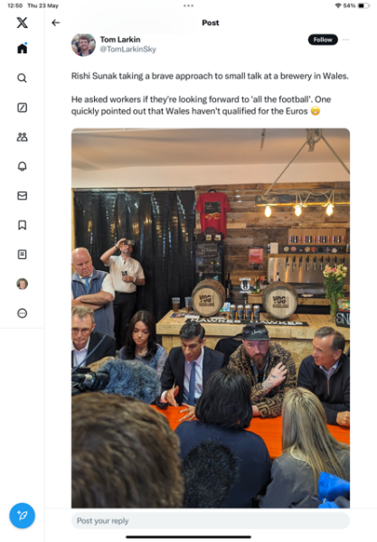 Thread 45 Sunak; Remove one letter and tell his future"