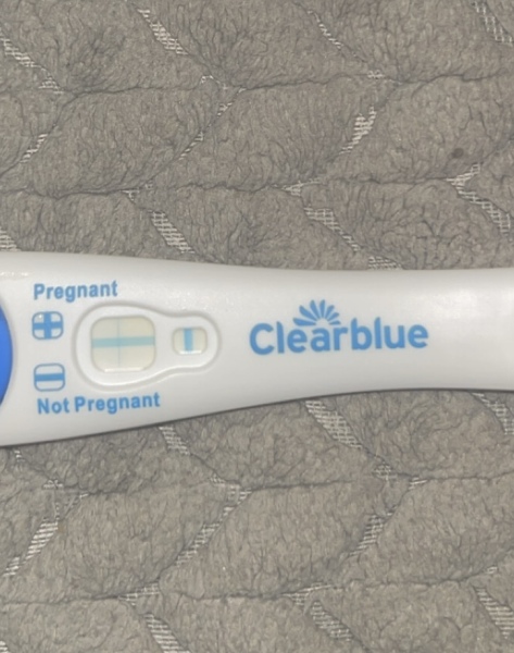 Faint positive Clear Blue