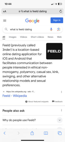 A question about modern behaviour around sex