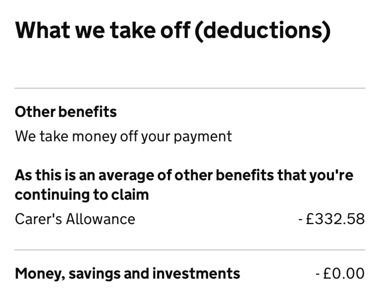 Carers Allowance should be increased