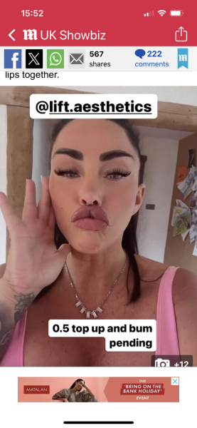 Is Katie price trying to get jailed.