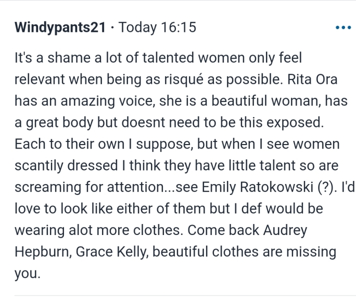 RITA ORA- an example of all that is wrong with the world