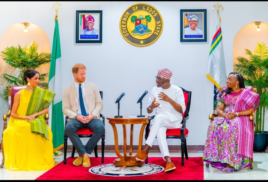 Meghan and Harry spotted out and about - Naija Edition