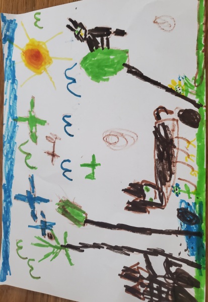 How old is the child who drew this?