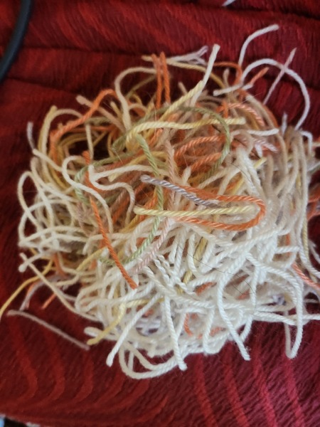 It's crochet,  knit and natter thread 11. So much yarn we need a yarn barn.