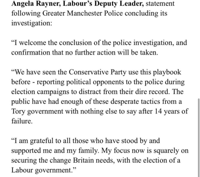 Angela Rayner - political hypocrite, yes or no?