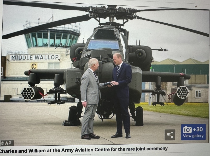 King Charles and the Prince of Wales joint engagement
