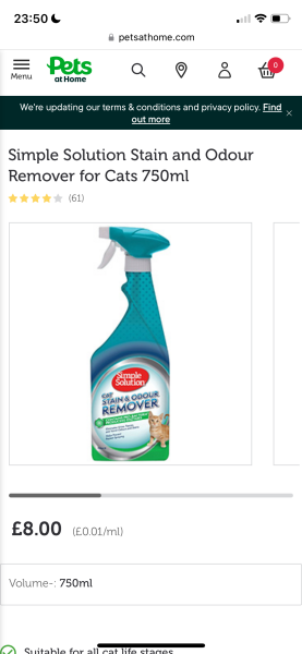 Urine smell eliminator?