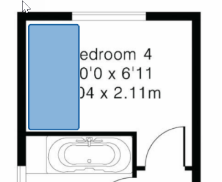 How best to arrange/ stage a small bedroom??