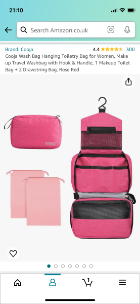 Tell me about your toiletry bag. Is it good?