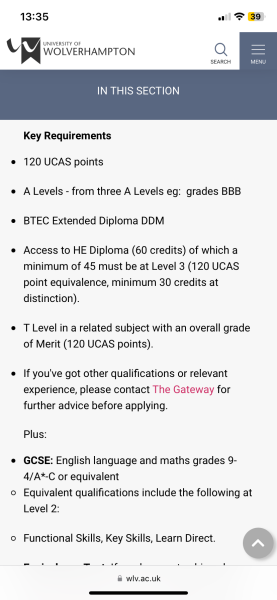 University help!