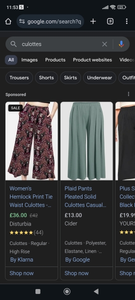 Short for those of thick leg / large tummy