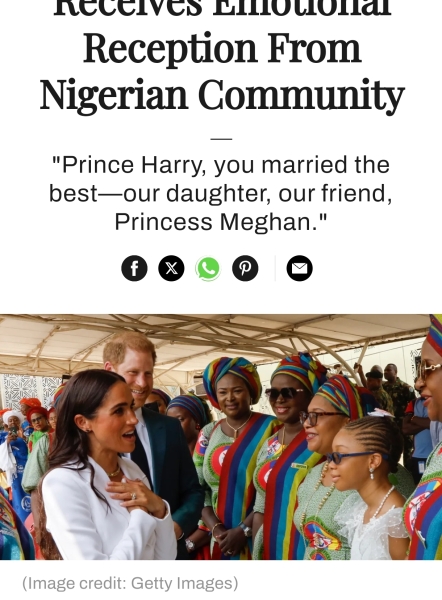 Meghan and Harry spotted out and about - Naija Edition
